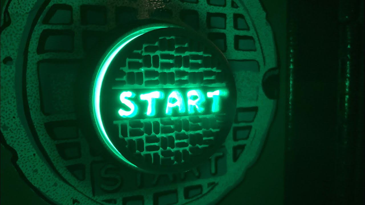 Data East TMNT Pinball Lighted Start Button from Rocket City Pinball