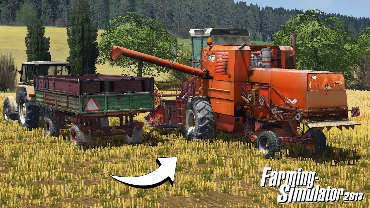 Koszenie Bizonem Żniwa Ciąg Dalszy - Bizon Z056 - Farming Simulator 13 FS13