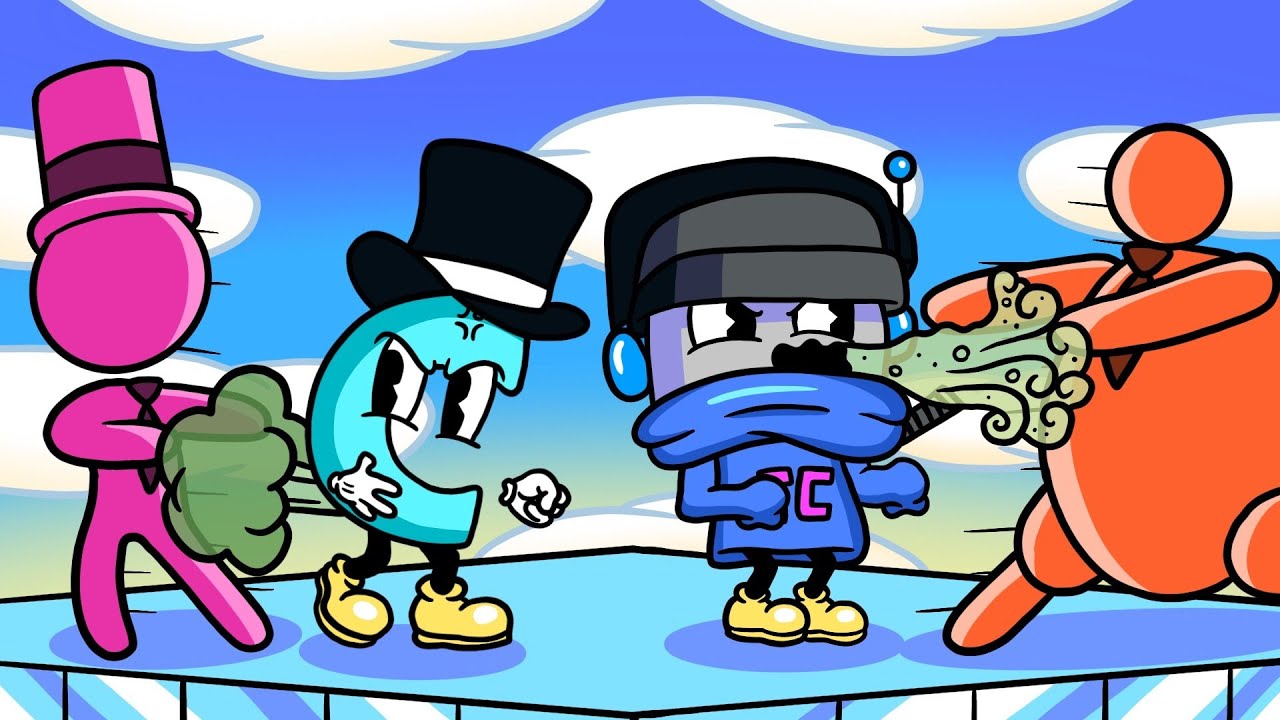 We Fart and Burp Our Way to Defeat the Boss in Stick it to the Stick Man Multiplayer!