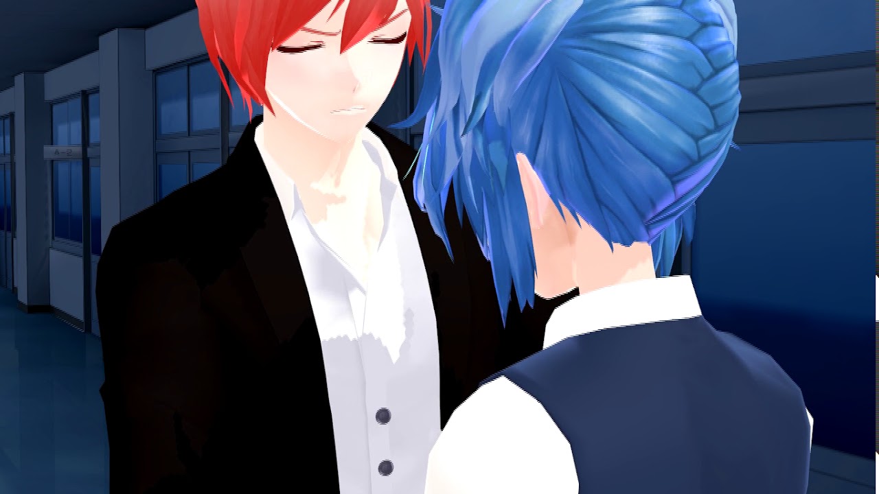 -MMD-  Assasination Classroom /Ansatsu Kyoshitsu Vampire!Karma bites Nagisa diabolik lovers scene