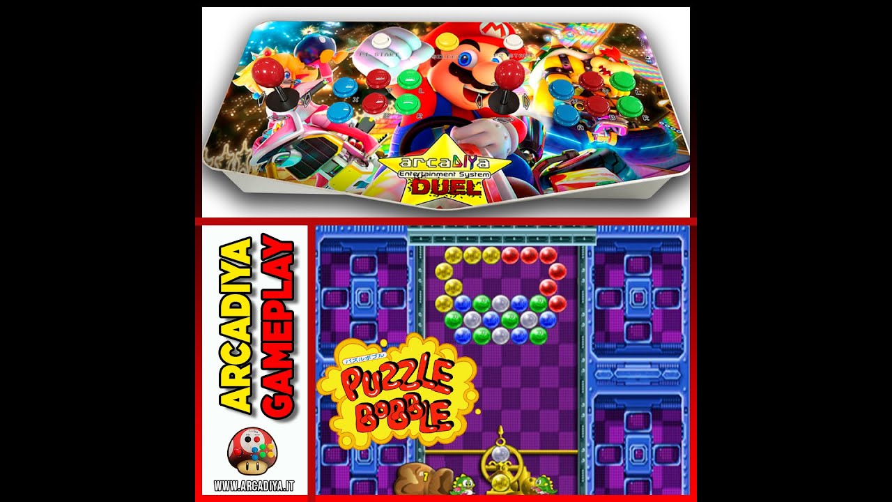 🕹 arcaDIYa Gameplay: Puzzle Bobble [DUEL]