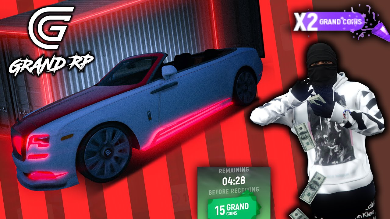 I WON SOME AMAZING CARS in GTA 5 RP!! | 2x Grand Coin Promotion!!