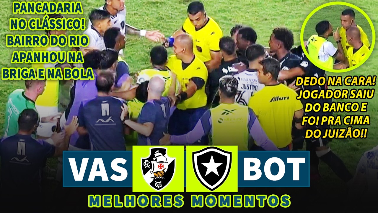 O PAU QUEBROU E O BAIRRO DO RIO APANHOU NA BR1GA E NO JOGO! VASCÃO HUMILHOU E VAI BRIGAR PELO TITULO