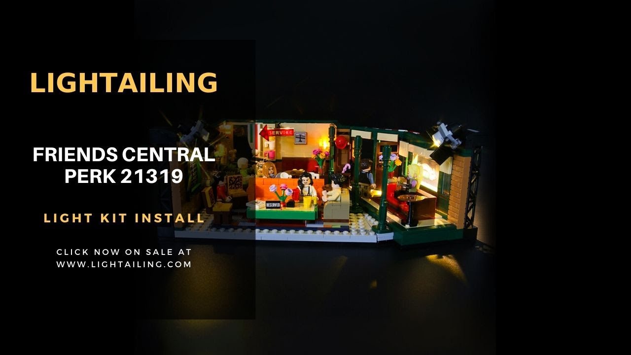 【LGK243 Installation Video】Lightailing Light kit for Lego Friends Central Perk 21319