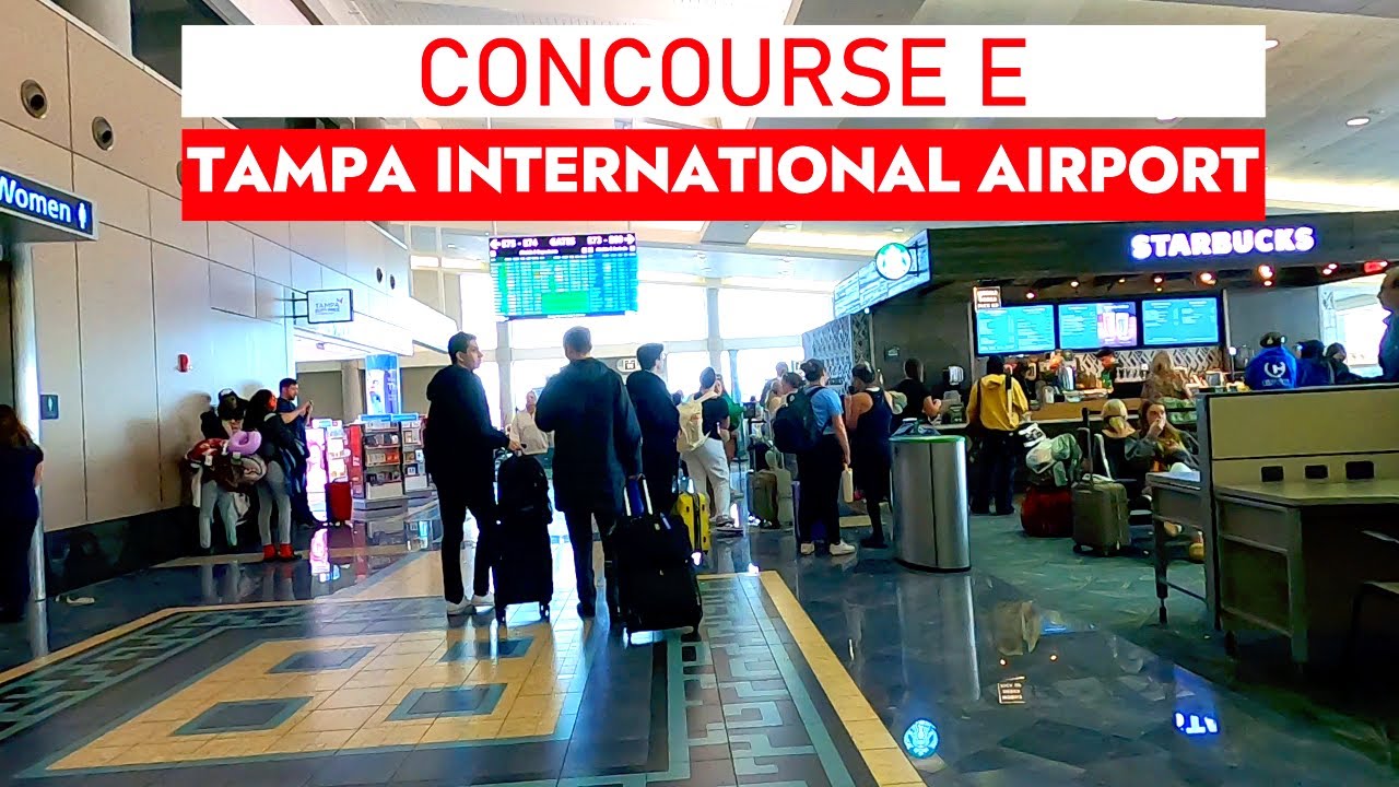 🇺🇸🛫🛬Exploring Concourse E, Tampa International Airport, Tampa Bay, Florida, USA