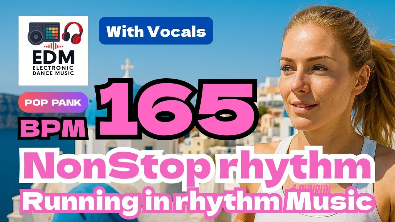 😮[165 BPM 165] Running Music Playlist EDM DTM Jogging & Workout cadence 러닝 음악 ランニング 曲 songs