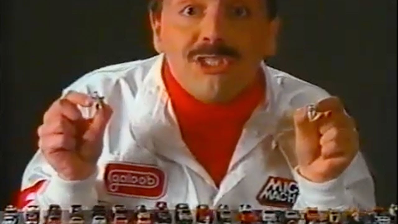 Micro Machines TV Commercial: Fast Talker Reveal 1986
