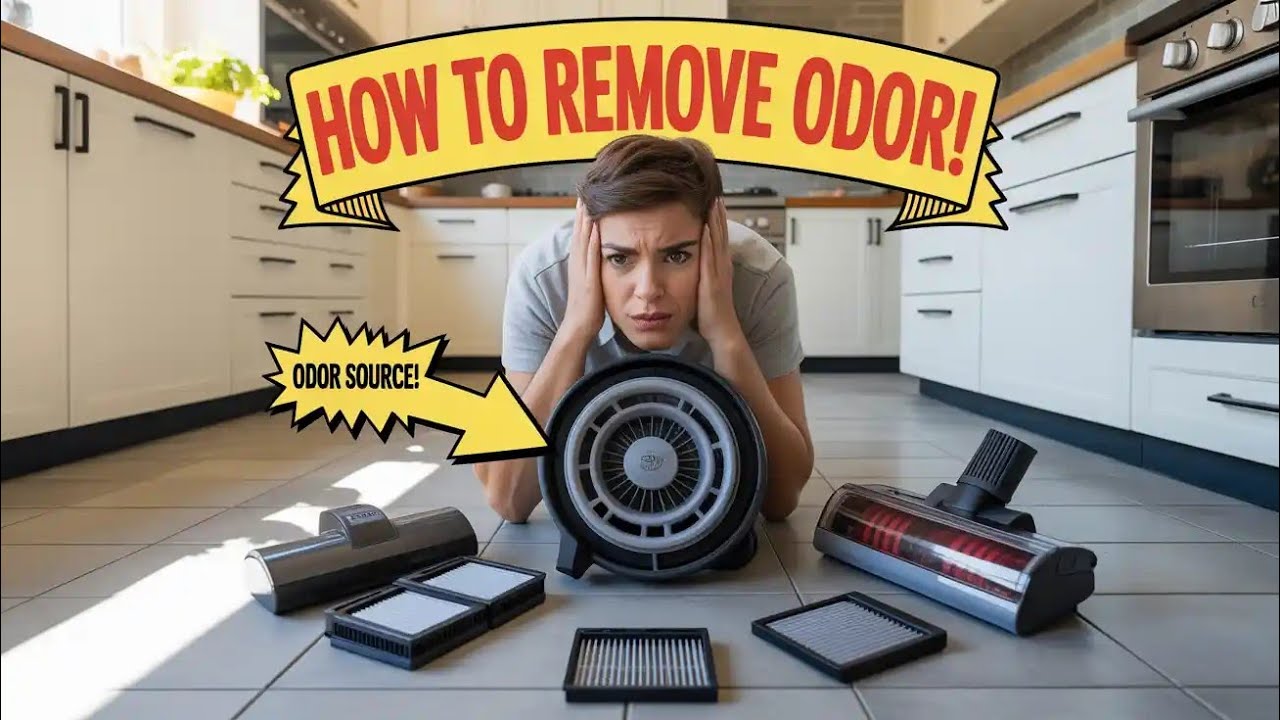 How to remove odor from vacuum cleaner