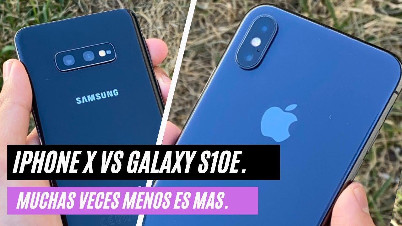 IPHONE X VS GALAXY S10E EN 2022 | ¿CUAL COMPACTO VALE MÁS LA PENA? | AndroOne