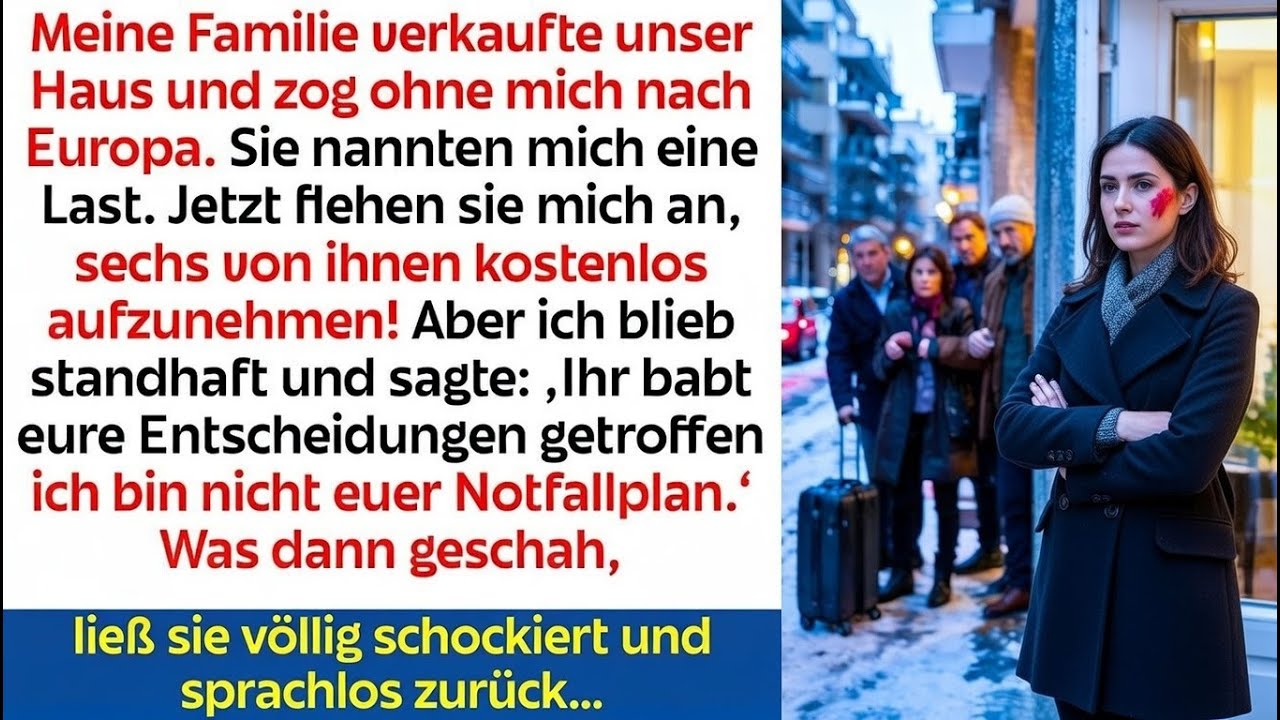 Sie nannten mich eine Last – jetzt flehen sie mich an, sie zu retten