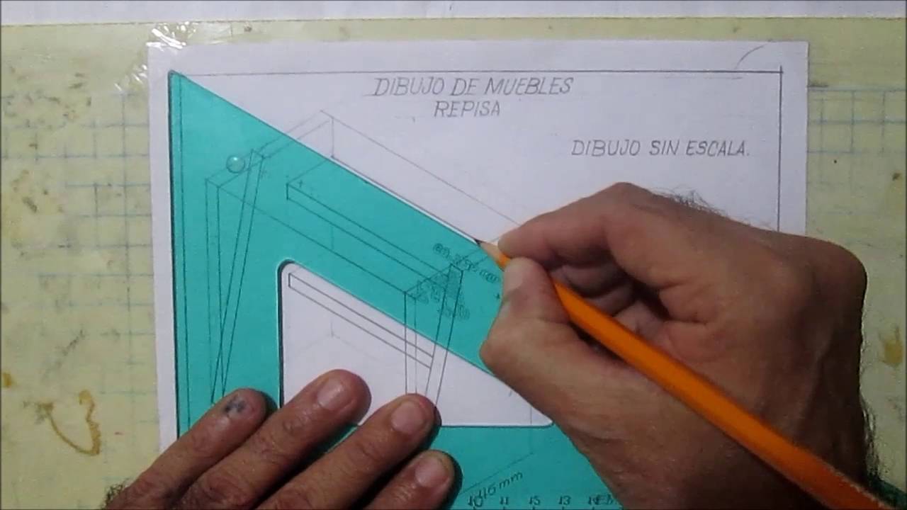 DIBUJO TÉCNICO - DIBUJO DE MUEBLES - REPISA