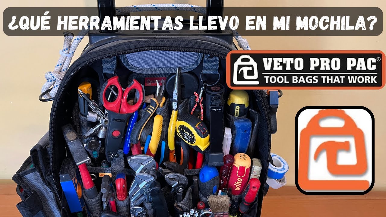 Mi MOCHILA🎒de Herramientas VETO PRO PAC | Especial 100 Subs🎉