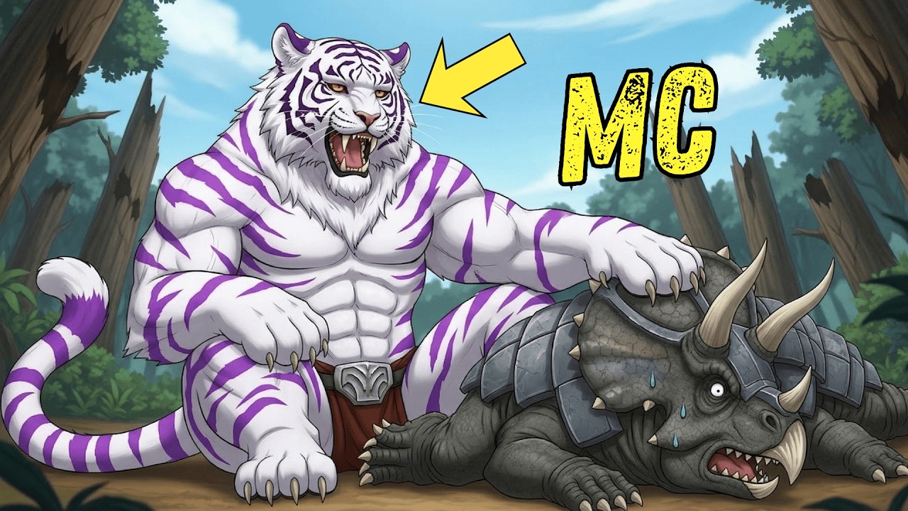 ☢️REENCARNADO como un feo TIGRE BLANCO, poseo el PODER del antiguo rey de LAS BESTIAS