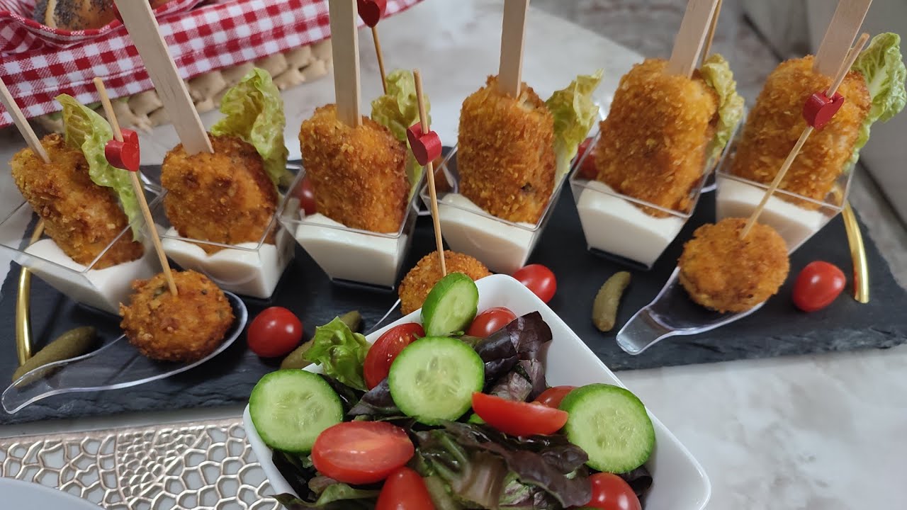 recette salées prestige(Magnum salés)croquettes au poulet    مملحات بريستيج بالدجاج(مملحات الاسكيمو)