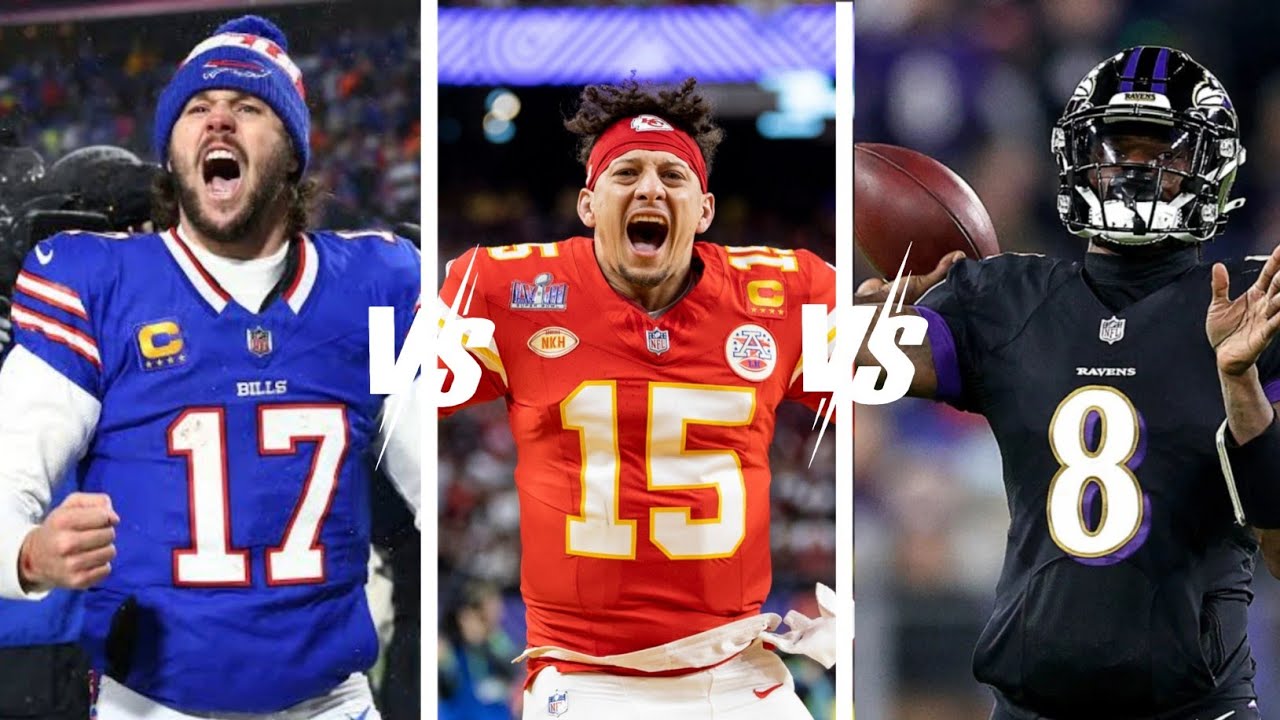 Comparition: JOSH ALLEN vs PATRICK MAHOMES vs LAMAR JACKSON ll Who is the best Goat🏈🏈🏈🏈