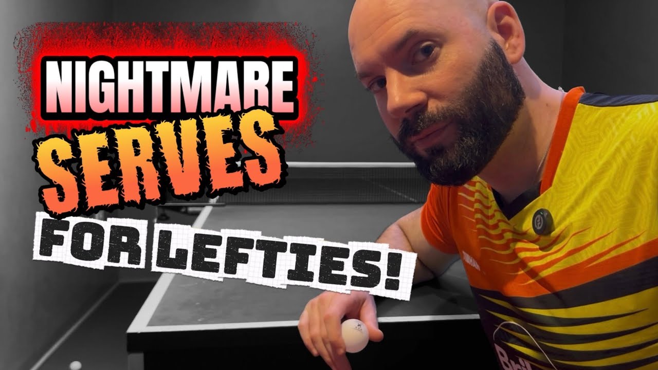 3 варианта подачи в настольном теннисе против левшей