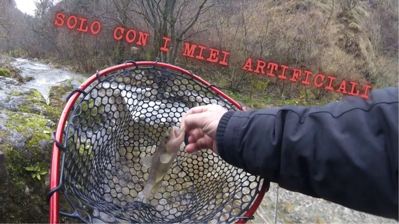 Spinning Trota Torrente Valtrompia BS - Prova in pesca nuovi artificiali - 2 Marzo 2024