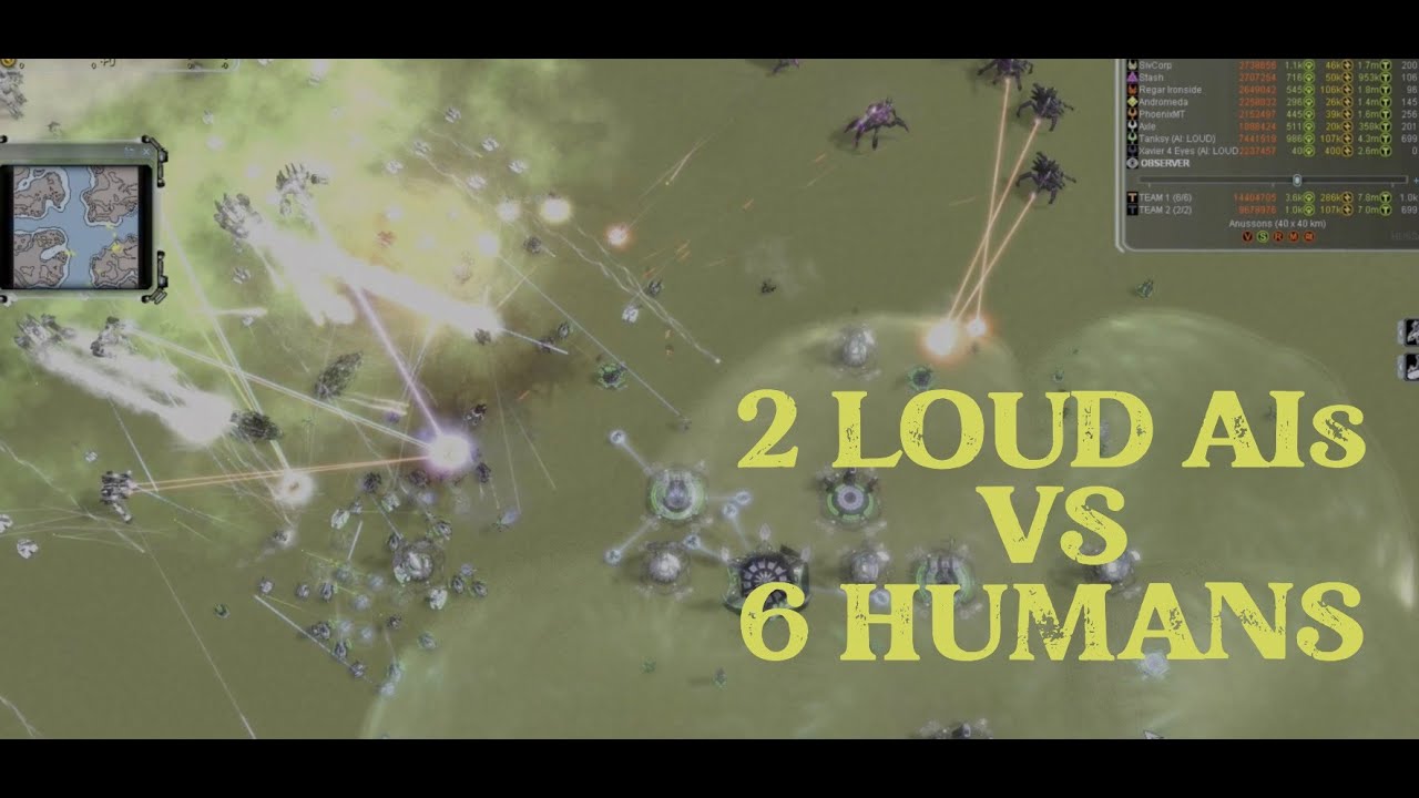 Annusons #2 - Multiplayer w/ LOUD Mod in Supreme Commander Forged Alliance