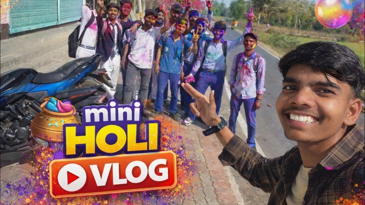 Humne Kheli Mini Holi 😍💦 | Full Masti & Colors | Holi Special Vlog 2026