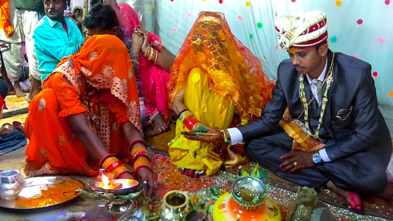 Indian Bagheli Vivah Jitendra Weds Poorti Ki Shadi Kanyadan & Vidai Ki Rasam #weddingvideo
