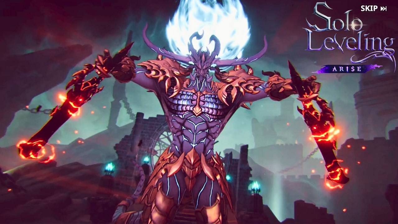 Finally i defeat the Baran ( Monarch of White Flames ) in Hard Mode - Solo Leveling Arise