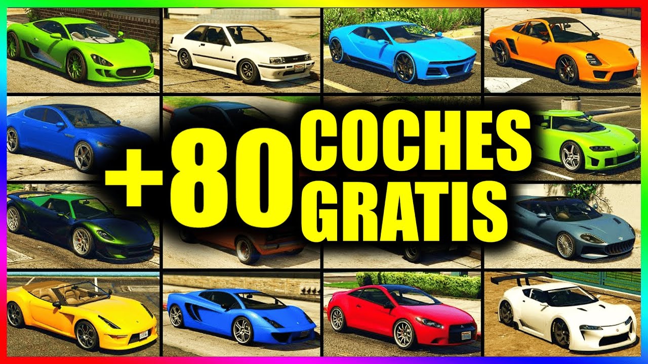 +80 COCHES GRATIS que TODOS pueden TENER en GTA Online