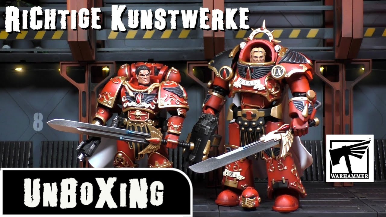 Unboxing - Blood Angels Praetoren - Joytoy, Warhammer 30.000 Horus Heresy - Praetors