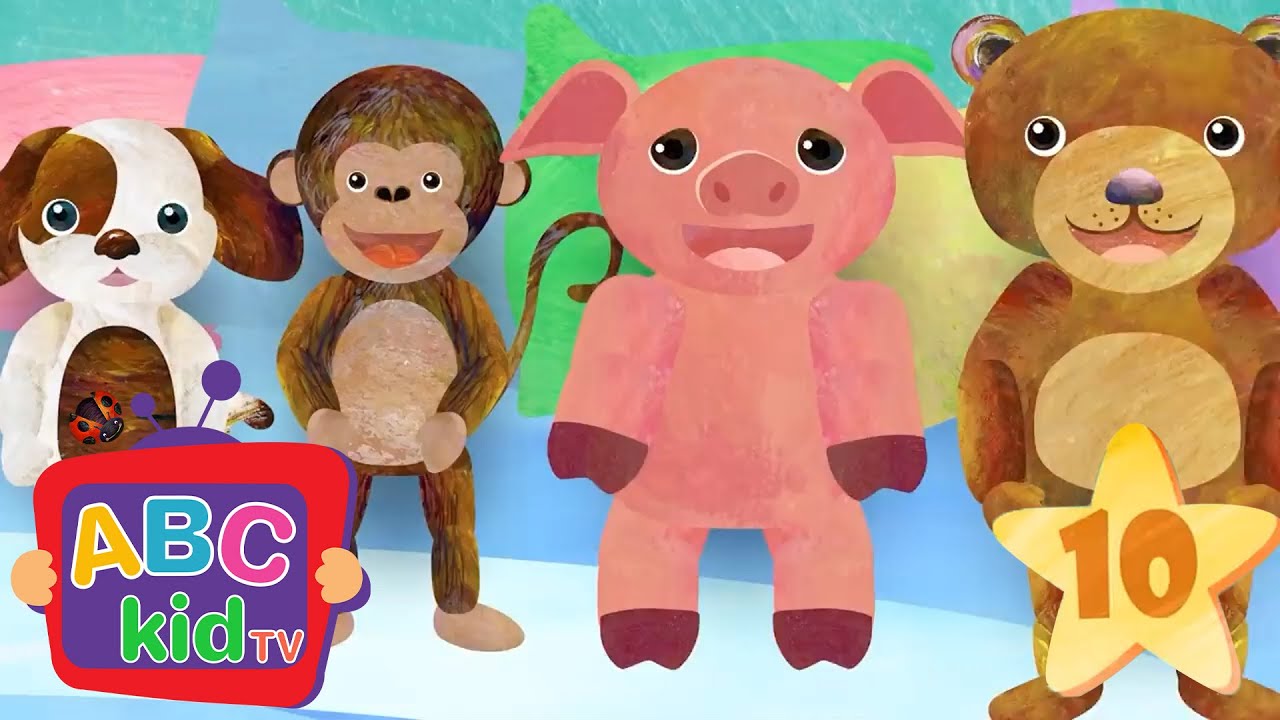 Ten in the Bed 🔟💙 | Animal Stories for Toddlers - ABC Kid TV | Nursery Rhymes & Kids Songs