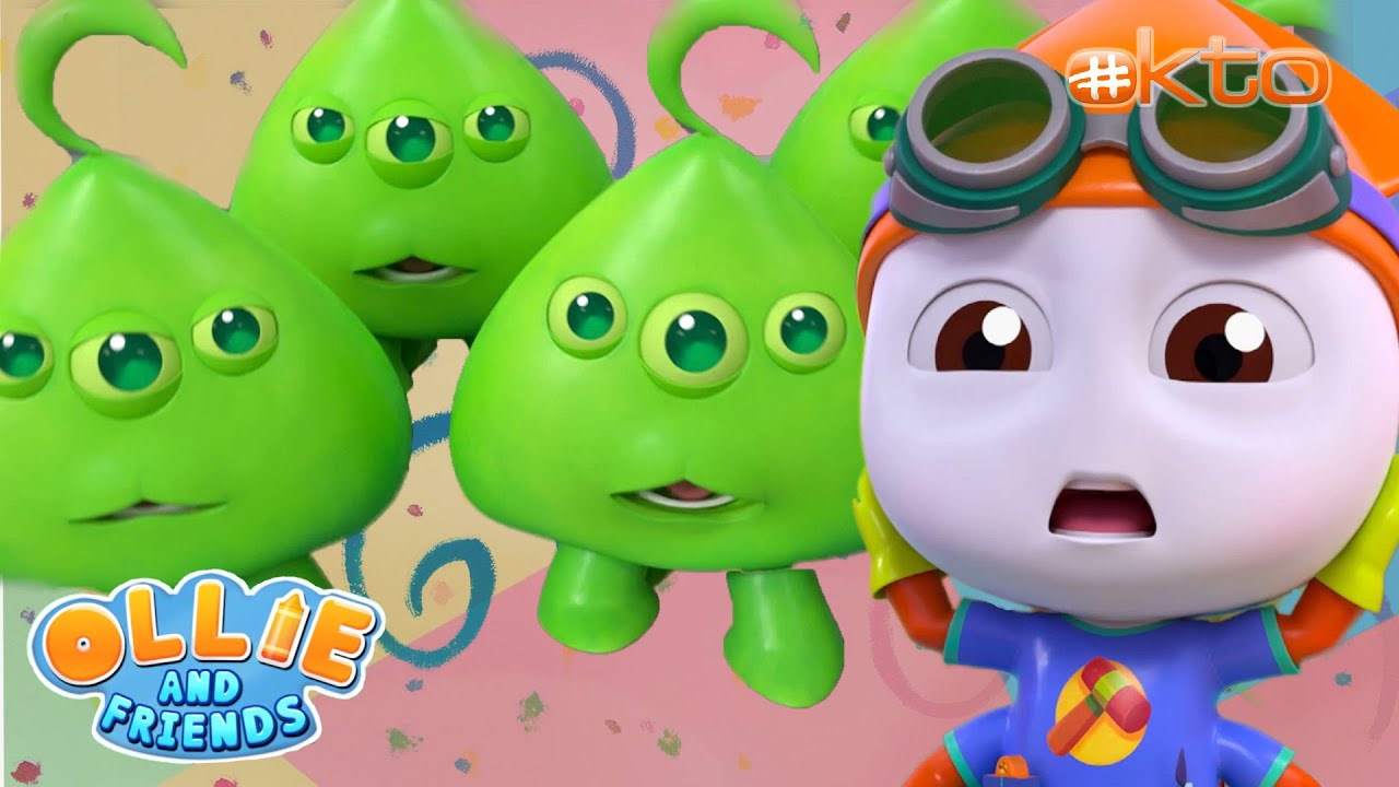 Sloppy Learns That It Is Hard To Be A Babysitter For Alien Babies | Ollie & Friends|@mediacorpokto