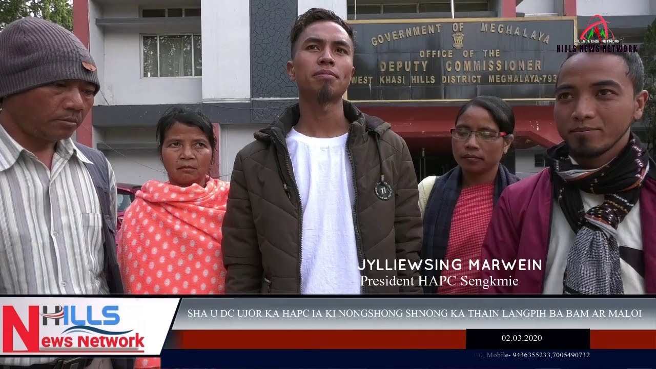 SHA U DC UJOR KA HAPC IA KI NONGSHONG SHNONG KA THAIN LANGPIH BA BAM AR MALOI
