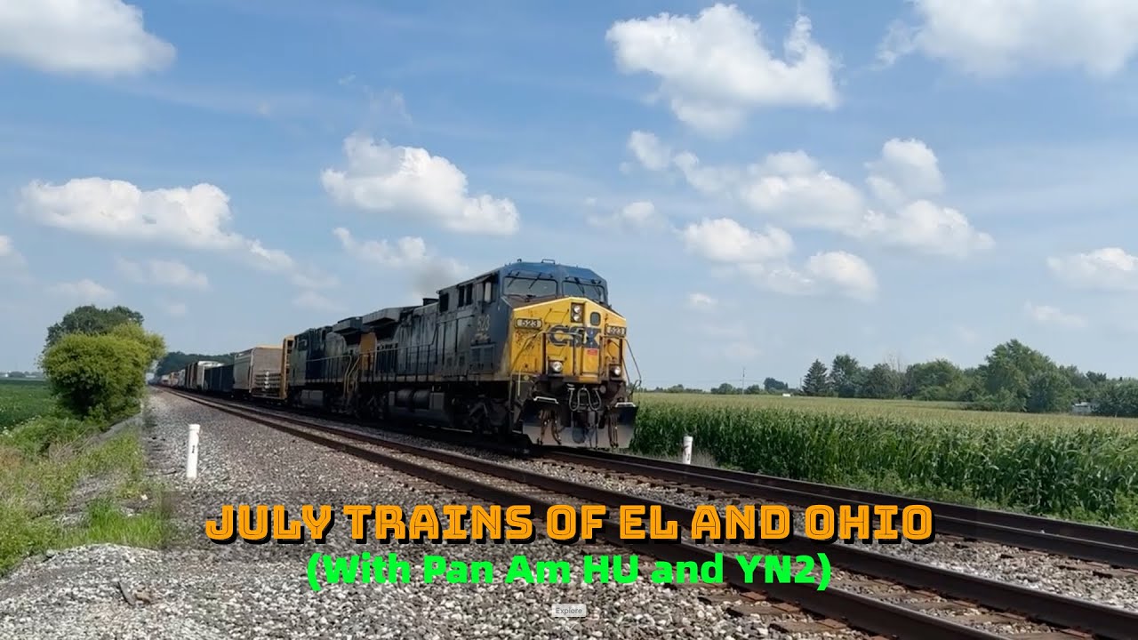 July Trains of East Lansing and Ohio 2025