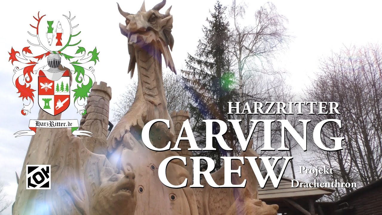 Chainsaw Carving Event - Kettensägenschnitzen an der Köhlerhütte - HarzRitter Drachenthron