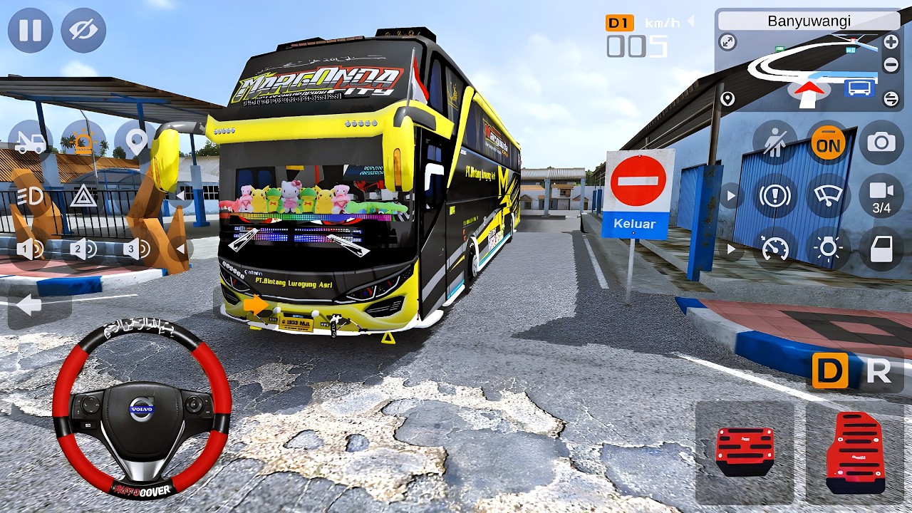 Bus Margonda Keluar Terminal AKAP Langsung Adu Basuri Sama Ratu Arjuna