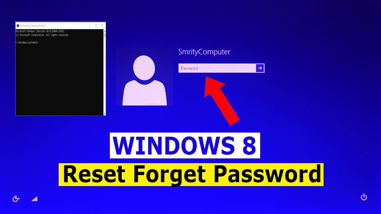 Сброс забытого пароля Windows 8, сброс пароля Windows 8 без установки какого-либо программного об...