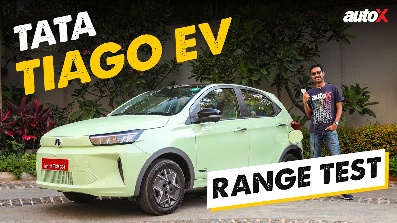 Tata Tiago EV Facelift Range Test | Claimed vs Real-Life | autoX