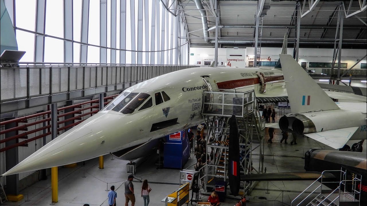 A walk through Duxford's Concorde