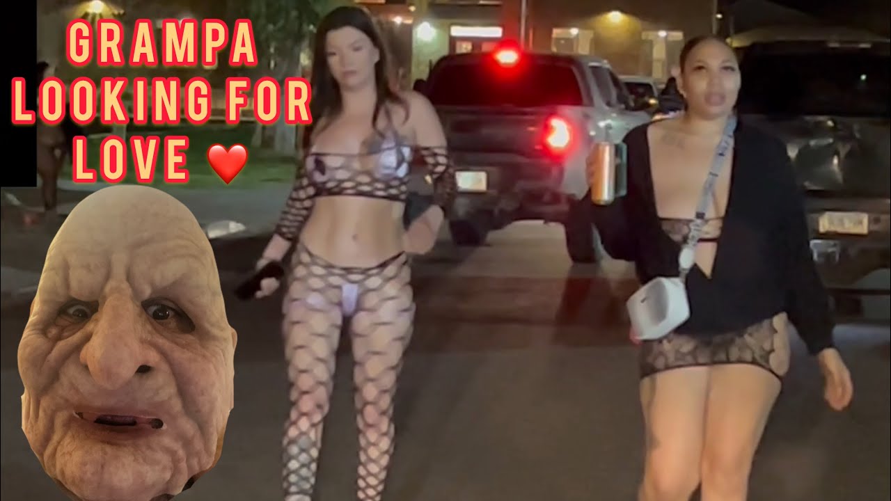Grampa driving down 27 avenue Friday night