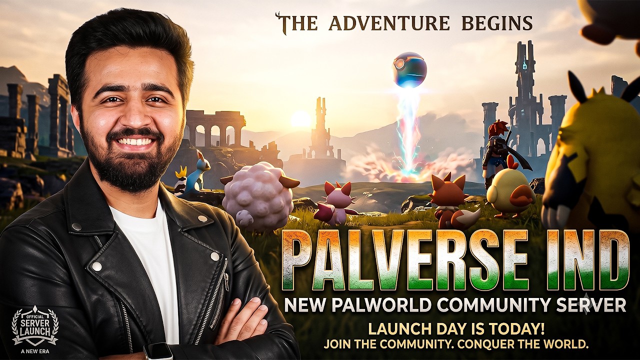 THE LAUNCH DAY | NEW PALWORLD COMMUNITY SERVER | PALVERSE IND