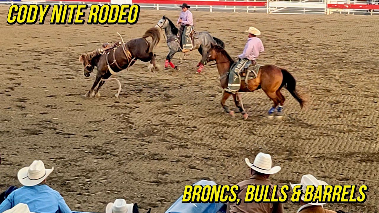 Cody Nite Rodeo Wyoming | Bronco, Bull Riding & Barrel Racing Action