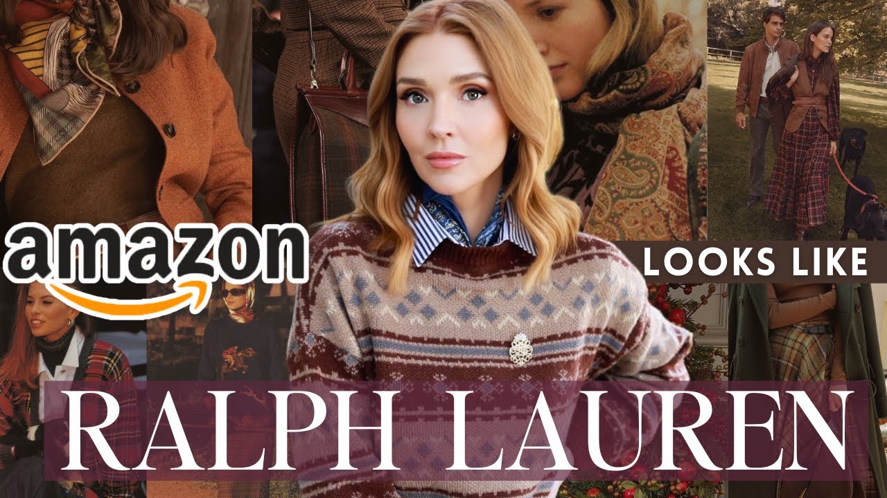 Одевайтесь как Ральф Лорен этой зимой🌲 (но по бюджету AMAZON! ✅)