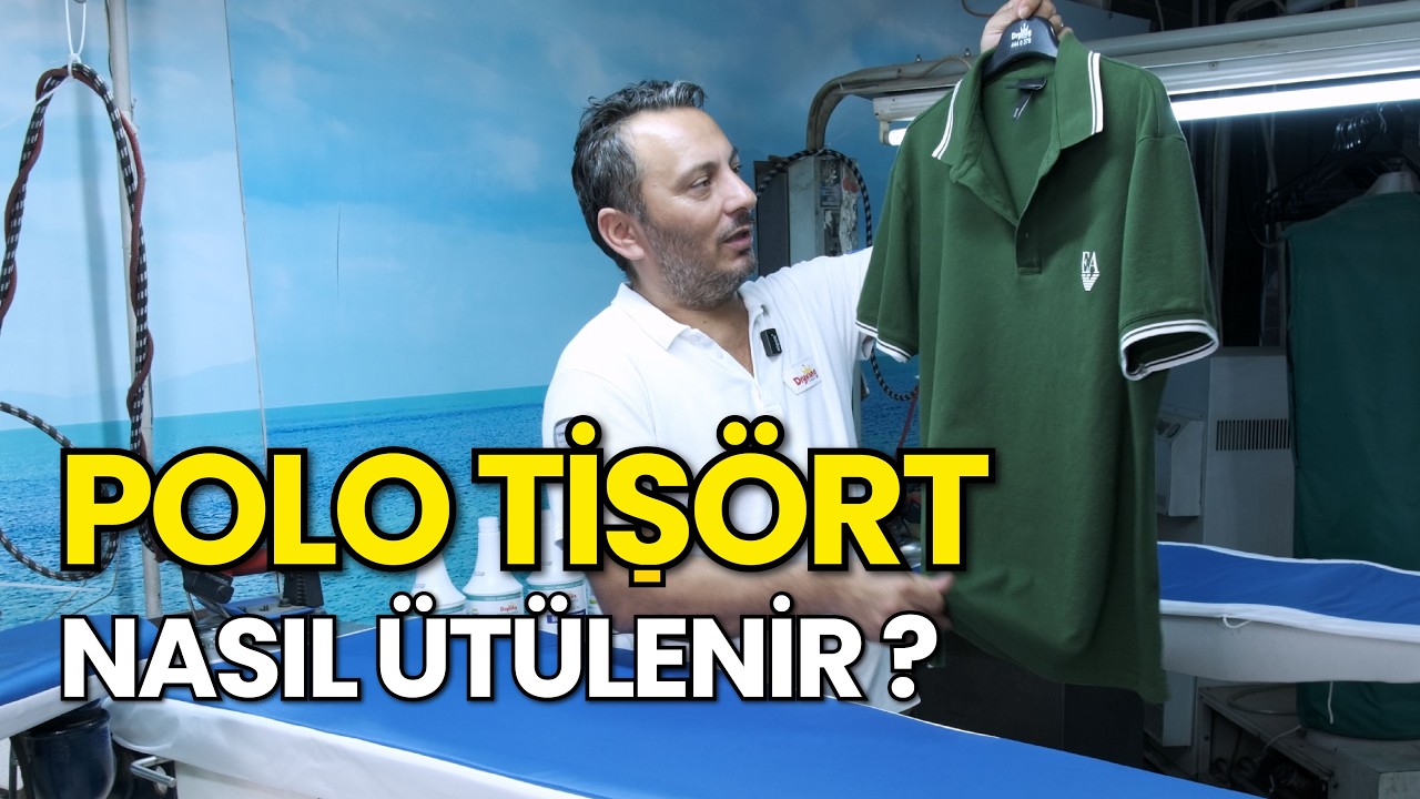POLO YAKA TİŞÖRT NASIL ÜTÜLENİR?  DRYKING KURU TEMİZLEME ANLATIYOR… 