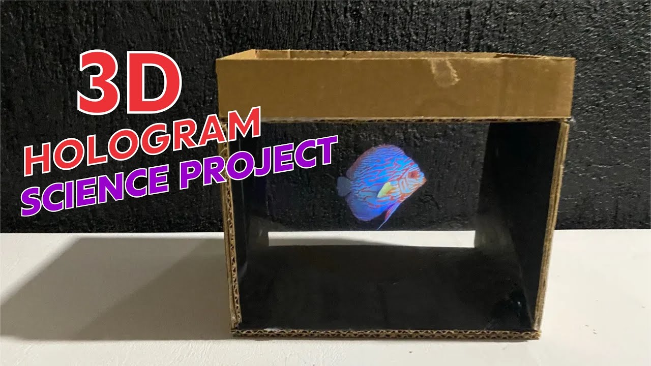 3d Hologram Box Screen Working Model | Science Project Ideas | Easy science experiments 