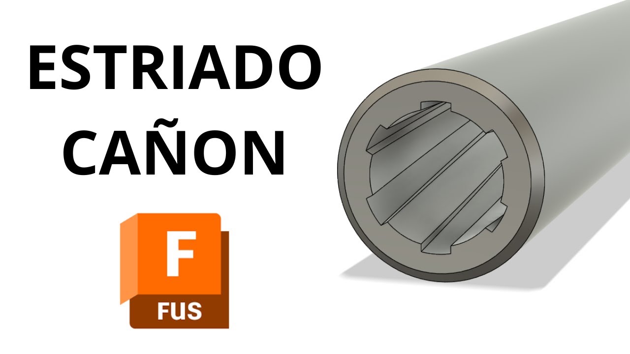 Fusion 360 - Hacer estriado (En 2 minutos)