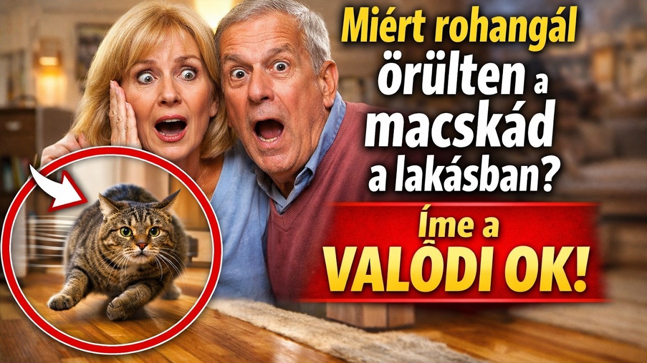 Ezt mindenkinek tudnia kell... Miért kezd el a macskád hirtelen őrült módjára rohangálni a házban?
