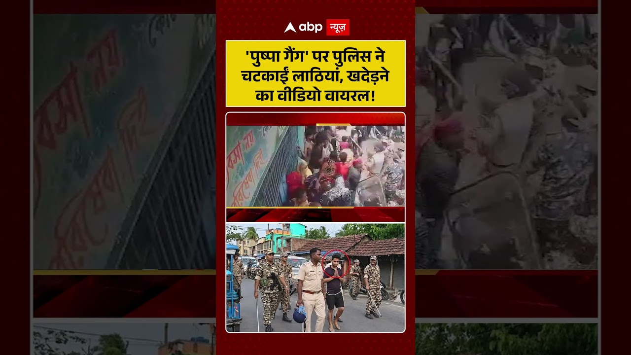 Jahangir Khan Viral News : 'पुष्पा गैंग' पर पुलिस ने चटकाईं लाठियां, खदेड़ने का वीडियो वायरल! |