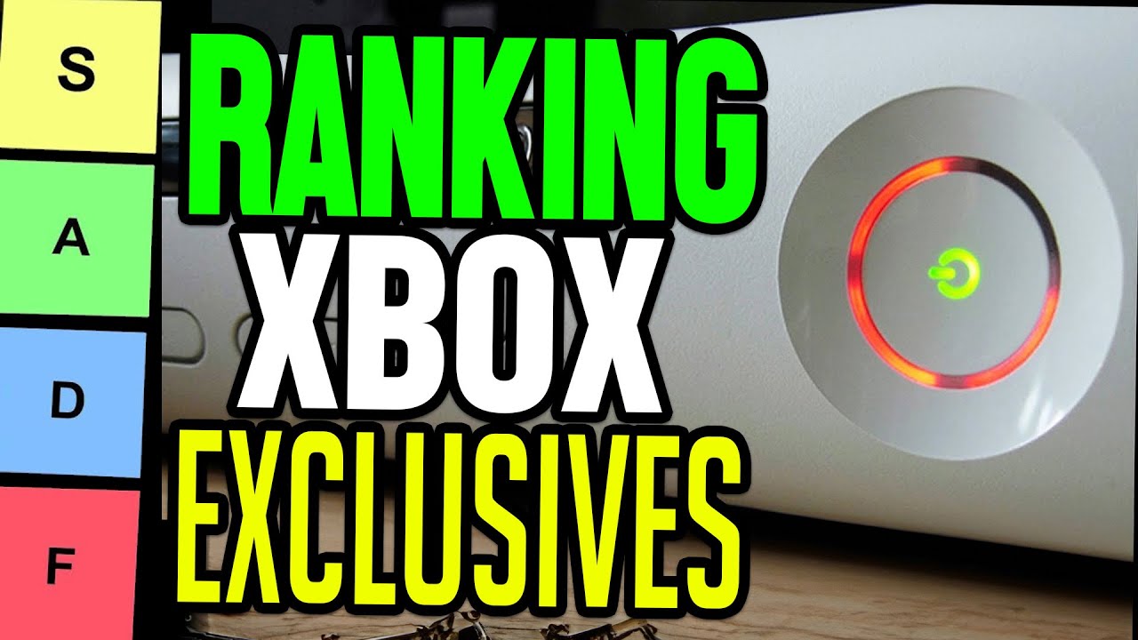 Ranking EVERY Xbox 360 Exclusive : Yes Even Timed Ones