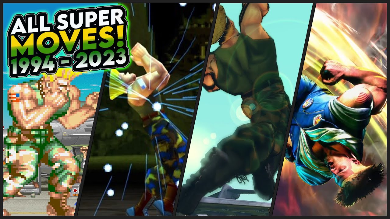 All Super Moves of Guile 1994 - 2023 Evolution