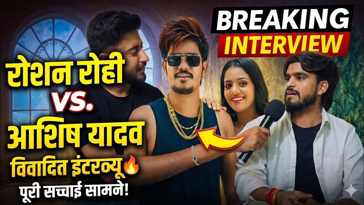 “रोशन रोही vs आशिष यादव गरमा-गरम बहस😱😂 विवादित इंटरव्यू पूरी सच्चाई सामने!!#ashish_yadav #interview 