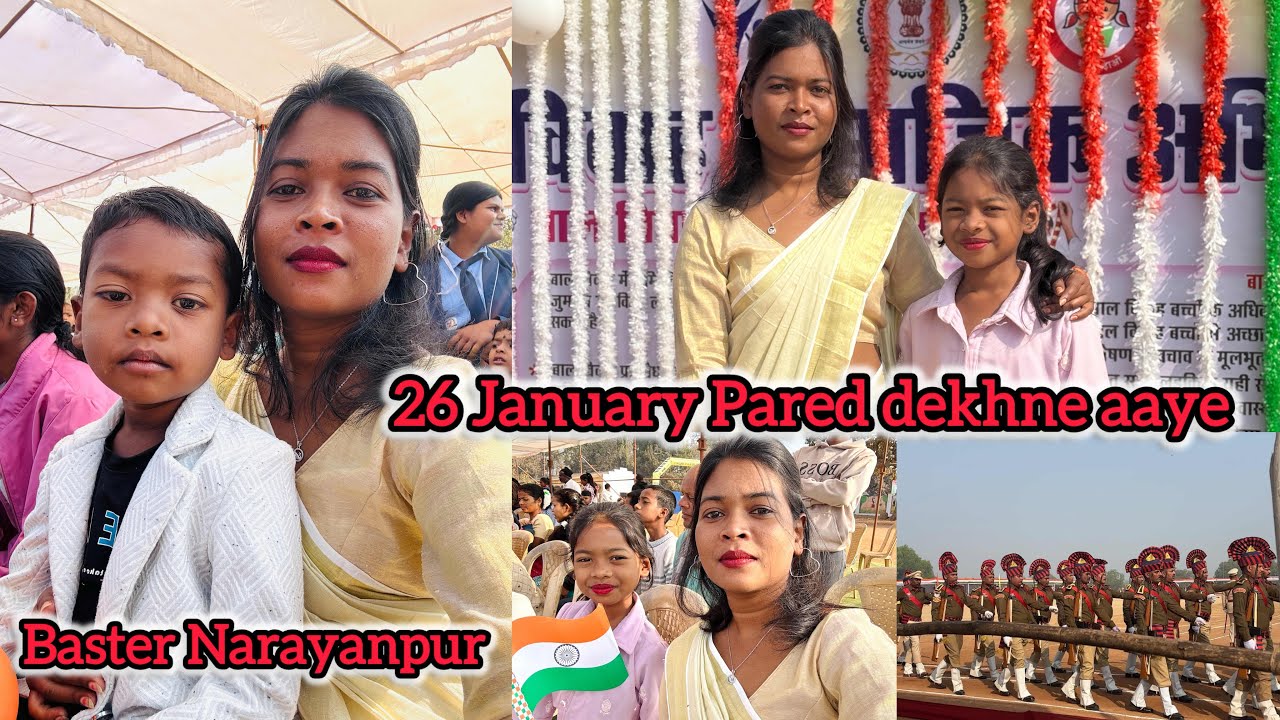 26January Pared dekhne aaye// Narayanpur baster//Shashi minj vlog