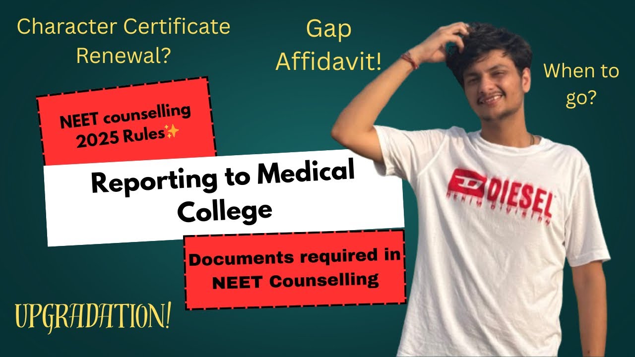 List of documents for reporting in Medical College.